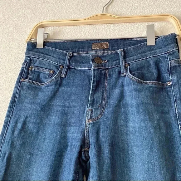 Mother Jeans The Looker The Missing Hour Dark Wash Skinny Jeans Size 25 - Picture 6 of 9